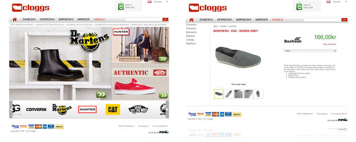 Cloggs - Footwear Store Magento Application Development of Infigic Digital Solutions MICA Idea Labs, 3rd Floor, Rangkrupa Building, Near Parimal Garden - Photo 3 of 9