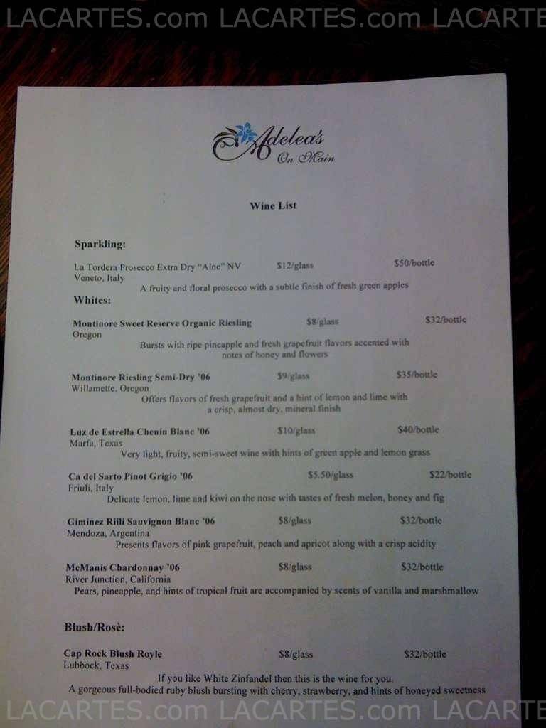  Pricelists of Adelea's On Main 302 North Main Street - Photo 3 of 7