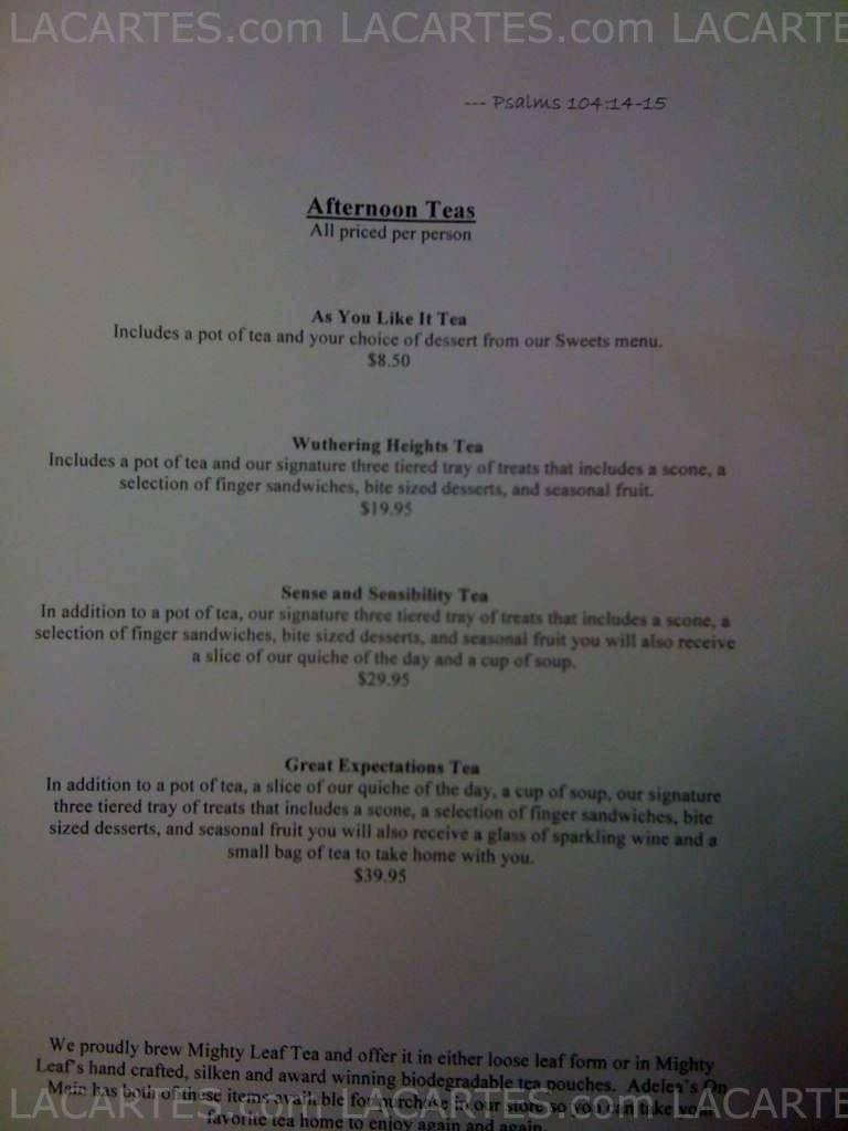  Pricelists of Adelea's On Main 302 North Main Street - Photo 4 of 7