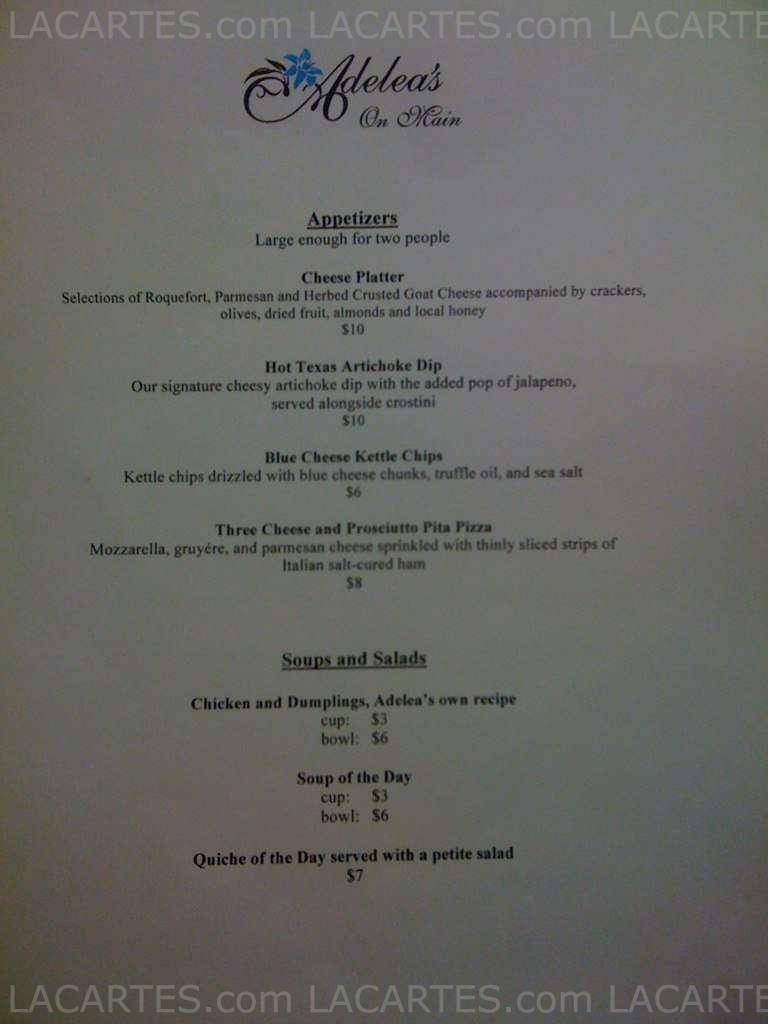  Pricelists of Adelea's On Main 302 North Main Street - Photo 5 of 7