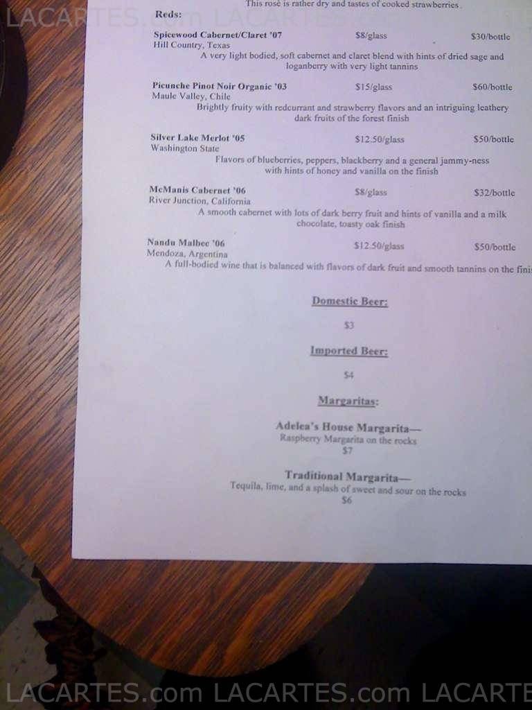  Pricelists of Adelea's On Main 302 North Main Street - Photo 6 of 7