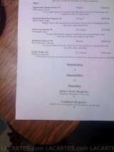 Menus & Prices, Adelea's On Main, Salado