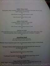 Menus & Prices, Adelea's On Main, Salado