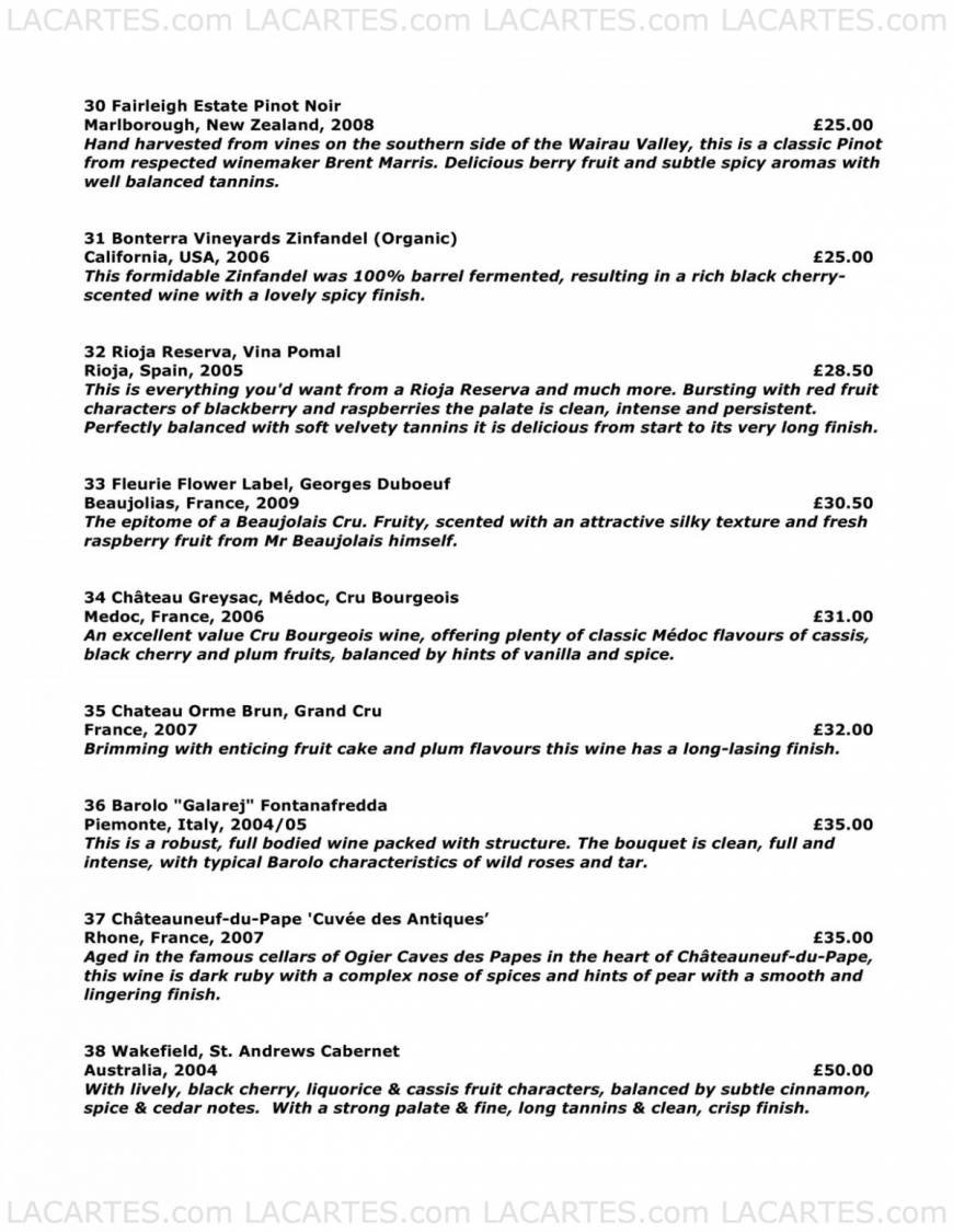 Pricelists of Pier 39 Restaurant 290 - 292 Lichfield Road Mere Green  - Photo 11 of 15