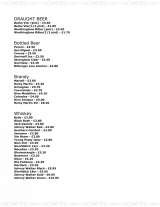 Menus & Prices, Pier 39 Restaurant,  Sutton Coldfield 