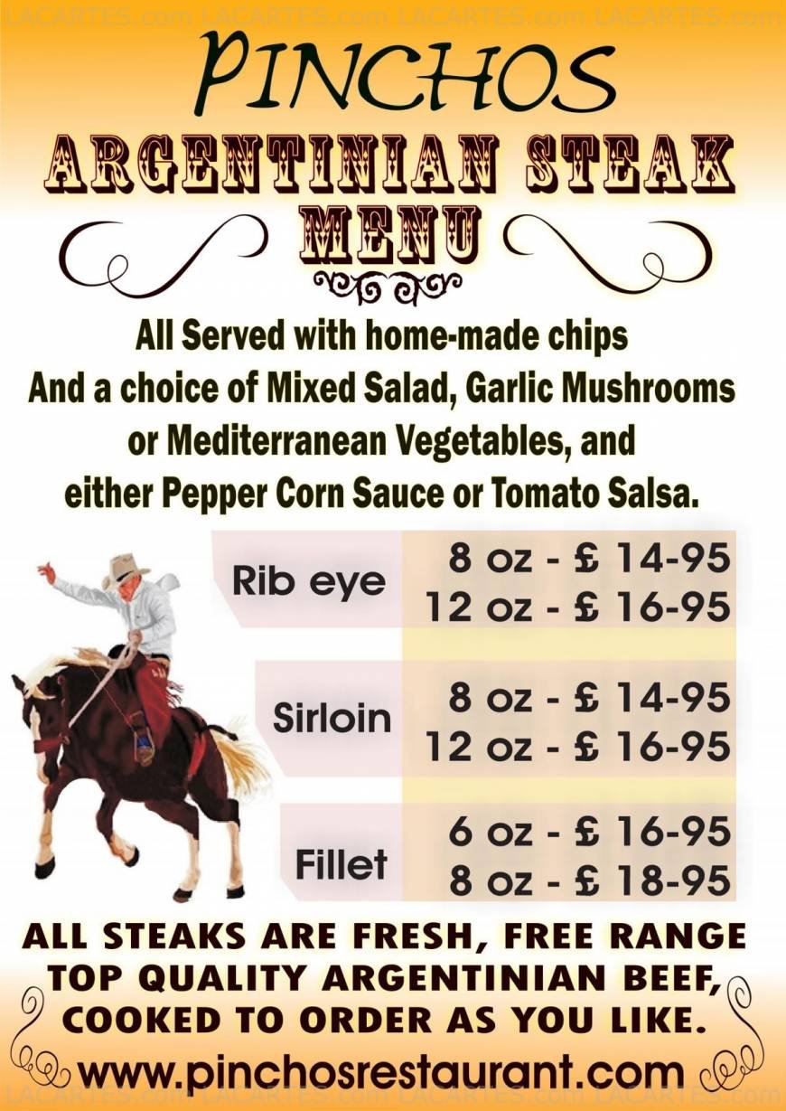 Pricelists of Pinchos Wine Bar and Tapas Restaurant  3A Baddow Road  - Photo 1 of 4