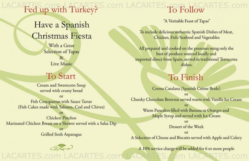 Pricelists of Pinchos Wine Bar and Tapas Restaurant  3A Baddow Road  - Photo 4 of 4