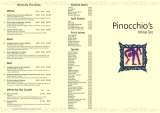 Menus & Prices, Pinocchios Restaurant, Norwich