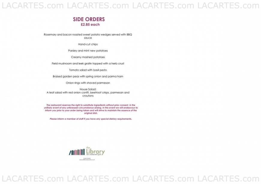  Pricelists of The Library Bar and grill 4A Guildhall Hill - Photo 9 of 18