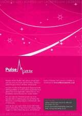 Menus & Prices, Pulse Cafe Bar, Norwich
