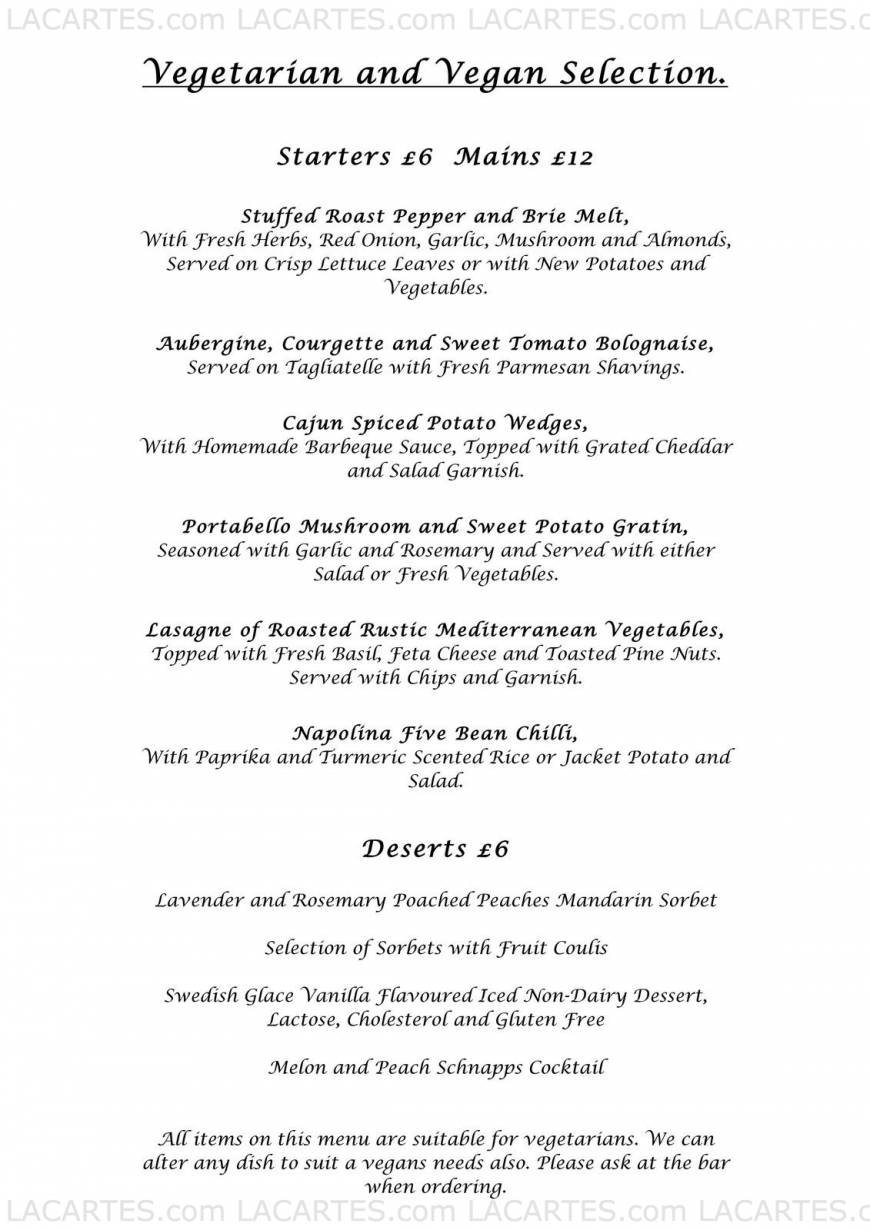  Pricelists of The Lobster Public House & Stables Restaurant 13 High Street - Photo 18 of 18