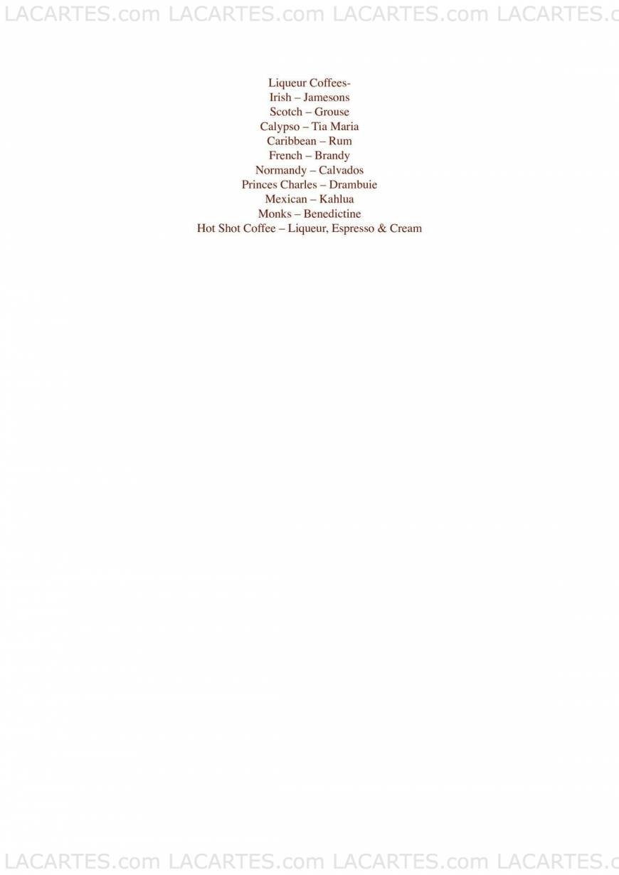  Pricelists of The Lobster Public House & Stables Restaurant 13 High Street - Photo 9 of 18