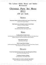 Menus & Prices, The Lobster Public House & Stables Restaurant, Sheringham