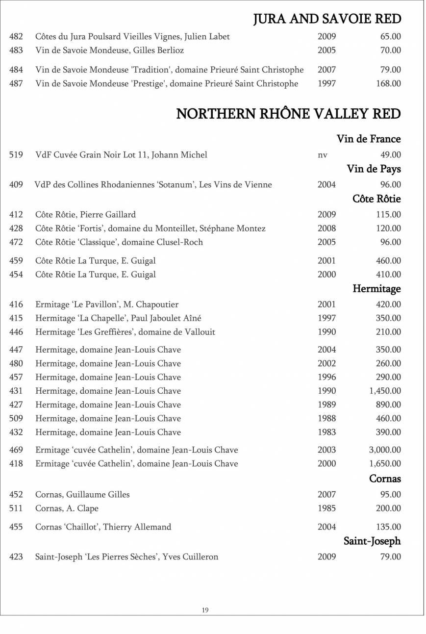  Pricelists of Restaurant Gordon Ramsay 68 Royal Hospital Road - Photo 35 of 39