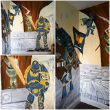 Warhammer inspired mural - child's bedroom wall painting Vera Rush Murals Tintern Mews 