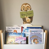 Peter Rabbit - owl wall decor Vera Rush Murals Tintern Mews 