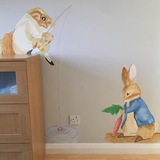 Peter Rabbit nursery room wall mural Vera Rush Murals Tintern Mews 