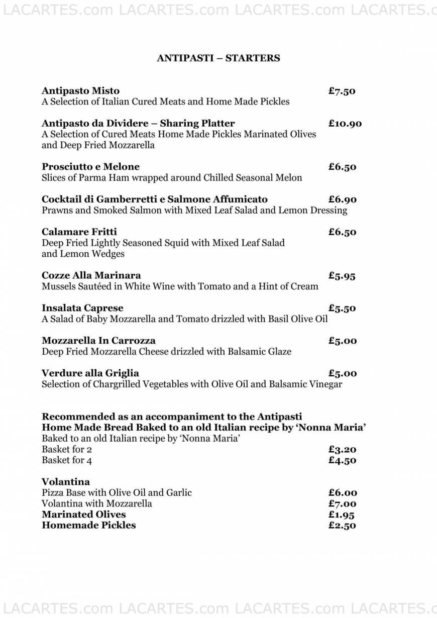  Pricelists of La Pergola Restaurant At The Wheatsheaf Cambridge Road - Photo 12 of 22