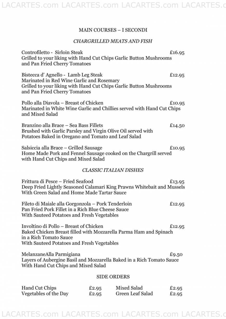 Pricelists of La Pergola Restaurant At The Wheatsheaf Cambridge Road - Photo 20 of 22