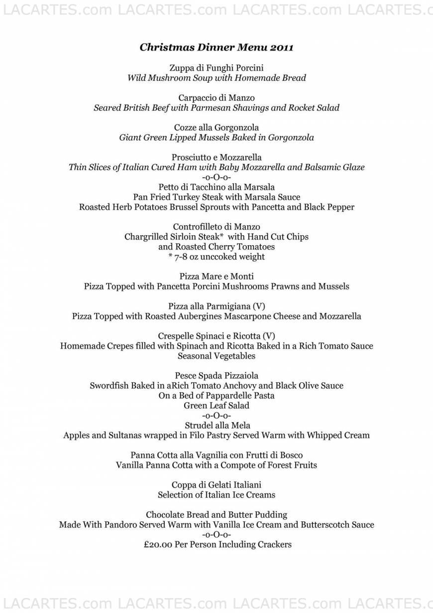  Pricelists of La Pergola Restaurant At The Wheatsheaf Cambridge Road - Photo 9 of 22
