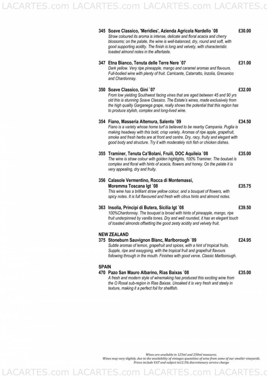  Pricelists of Riva Waterside Restaurant & Bar Town Pier, West Street - Photo 10 of 15