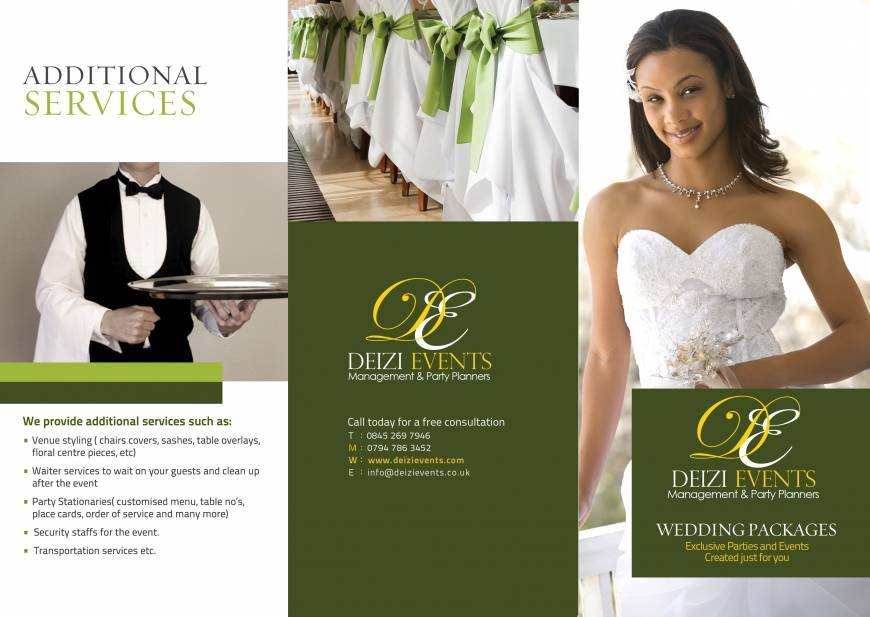  Pricelists of Deizi Events Management & Party Planners 9 Dale Close - Photo 2 of 2