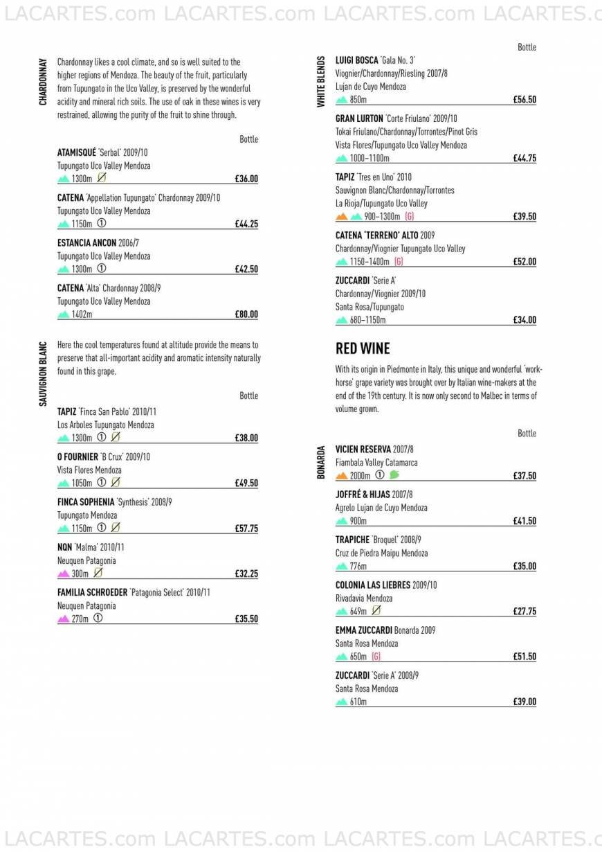  Pricelists of Gaucho at The O2 Peninsula Square - Photo 10 of 16