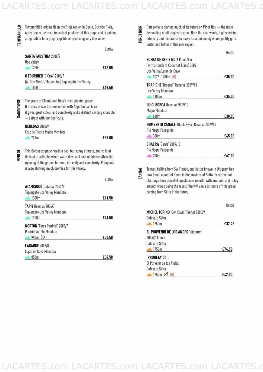  Pricelists of Gaucho at The O2 Peninsula Square - Photo 11 of 16