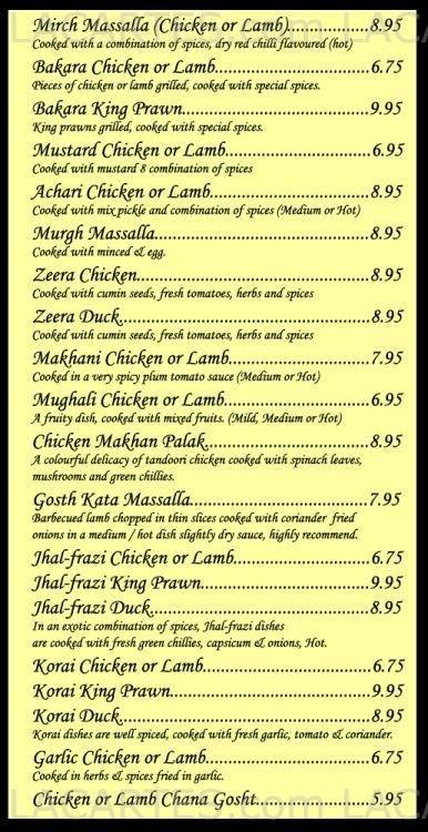  Pricelists of The Old School House Indian Restaurant The Street, Ham Street - Photo 5 of 11
