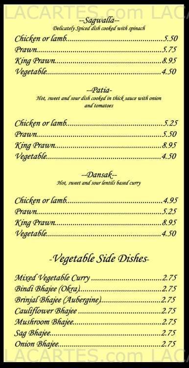  Pricelists of The Old School House Indian Restaurant The Street, Ham Street - Photo 7 of 11