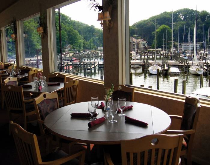Window tables looking out to marina Profile Photos of Piper Restaurant and Banquet Venue 2225 South Shore Drive - Photo 4 of 16