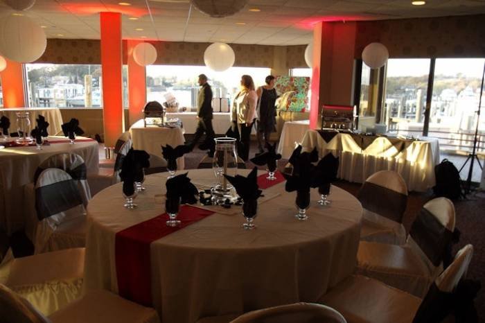 Ground floor Pier Room accommodates up to 135 guests. Profile Photos of Piper Restaurant and Banquet Venue 2225 South Shore Drive - Photo 6 of 16 Ground floor Pier Room accommodates up to 135 guests. Profile Photos of Piper Restaurant and Banquet Venue 2225 South Shore Drive - Photo 6 of 16
