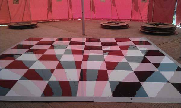 dance floor hire marquee hire of Bigtopmania Swallowcroft, Chapmans well - Photo 34 of 57