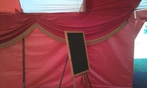 marquee table plan easel marquee hire of Bigtopmania Swallowcroft, Chapmans well - Photo 48 of 57