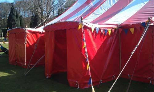 marquee fire exits marquee hire of Bigtopmania Swallowcroft, Chapmans well - Photo 51 of 57