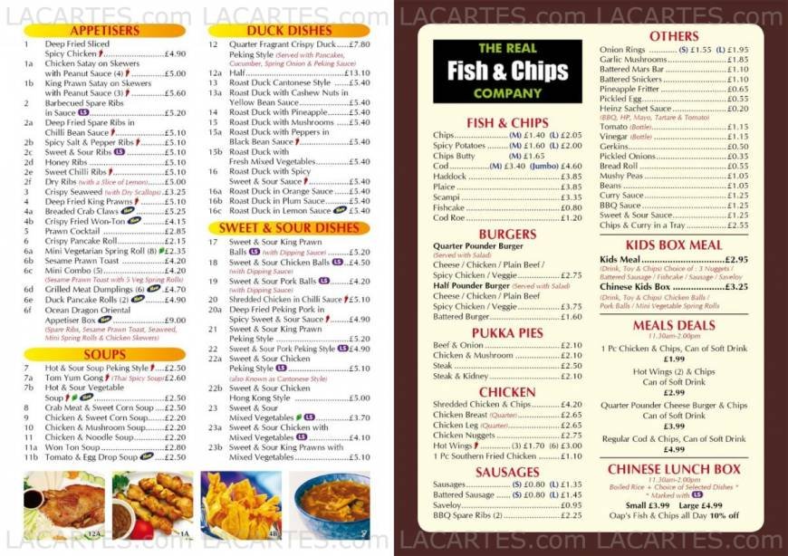  Pricelists of Ocean Dragon in Campkin Road 88 Campkin Road  - Photo 2 of 4