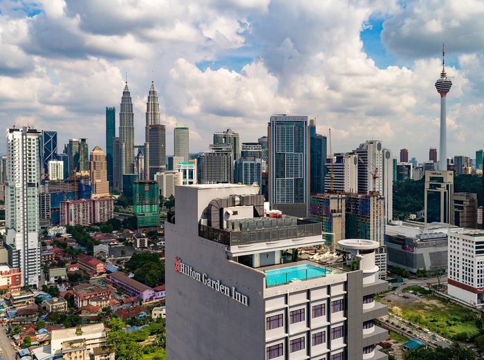 Hotel Exterior Profile Photos of Hilton Garden Inn Kuala Lumpur Jalan Tuanku Abdul Rahman South 452, Jalan Tuanku Abdul Rahman - Photo 1 of 9