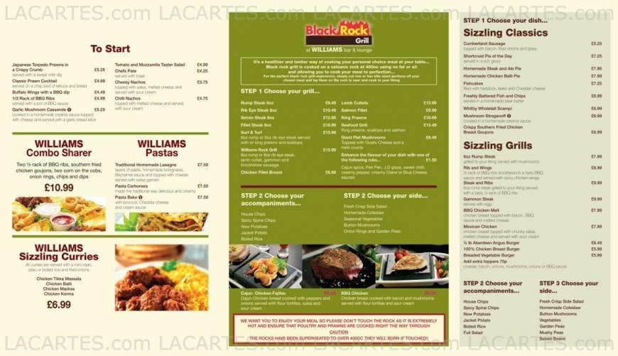  Pricelists of Williams Bar & Lounge 90 Lumley Road   - Photo 4 of 6