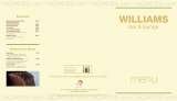 Menus & Prices, Williams Bar & Lounge, Skegness