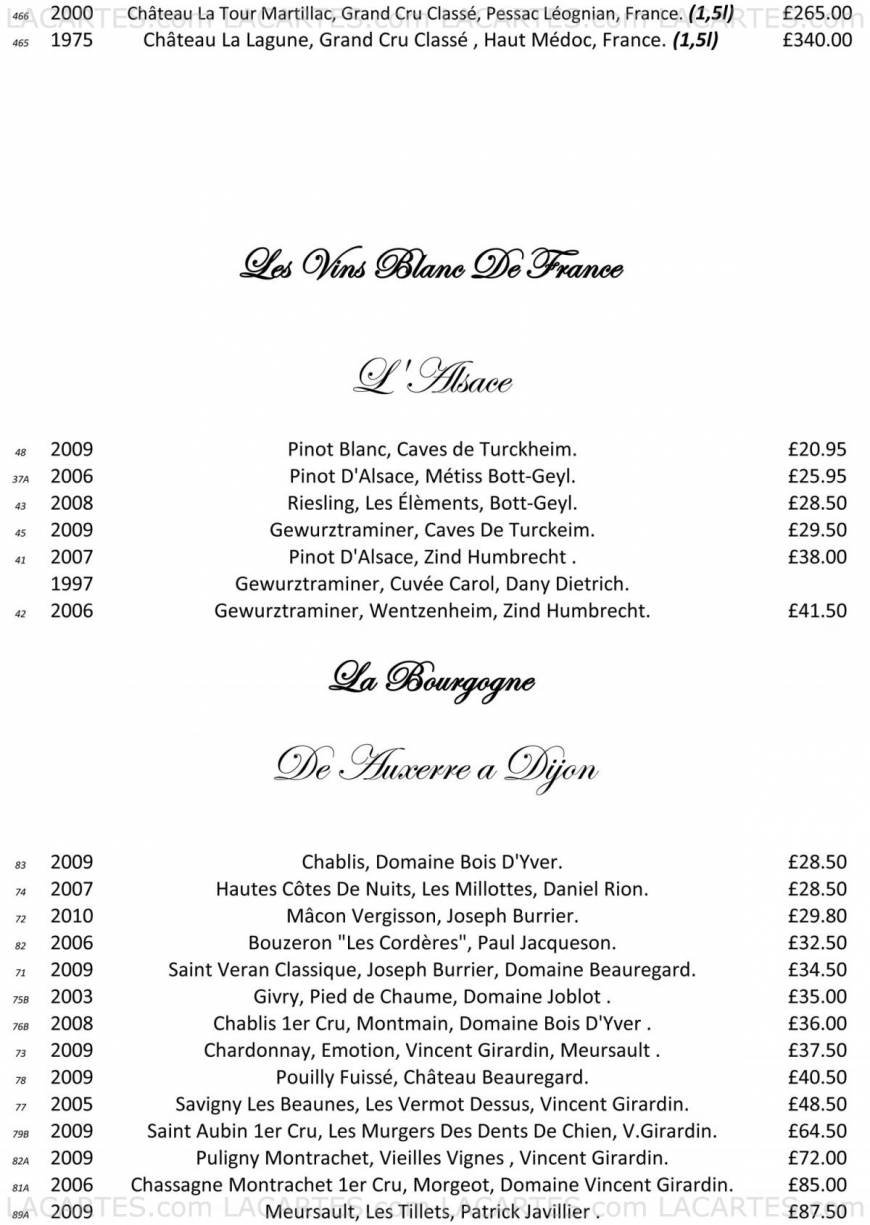  Pricelists of Killmore Quay Club Killmore Quay Club   - Photo 33 of 34