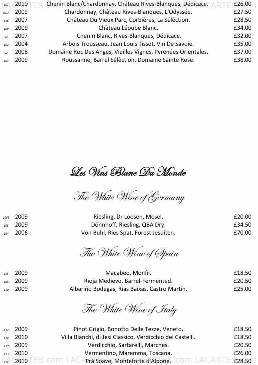  Pricelists of Killmore Quay Club Killmore Quay Club   - Photo 2 of 34