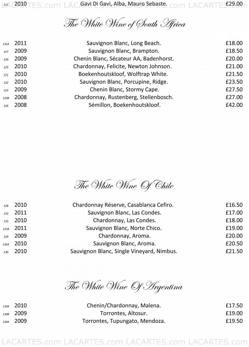  Pricelists of Killmore Quay Club Killmore Quay Club   - Photo 3 of 34