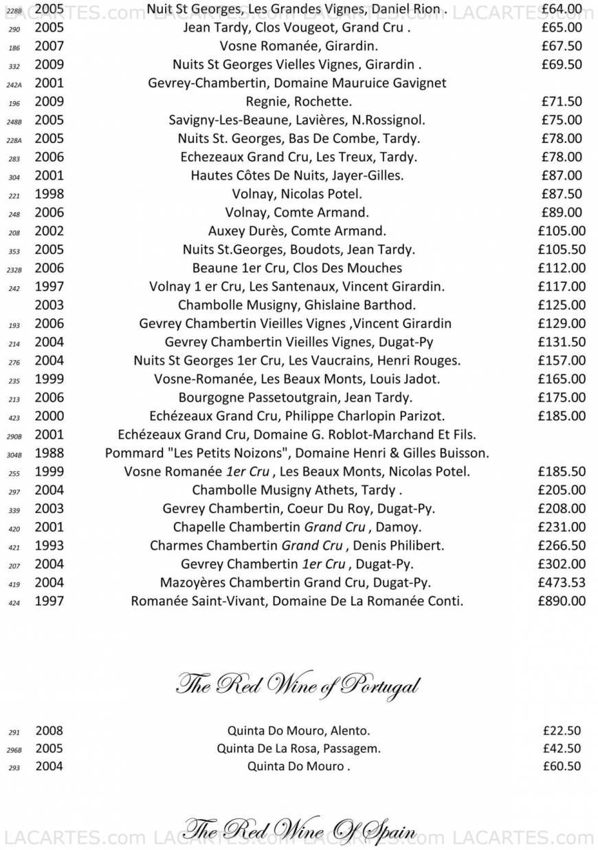  Pricelists of Killmore Quay Club Killmore Quay Club   - Photo 12 of 34