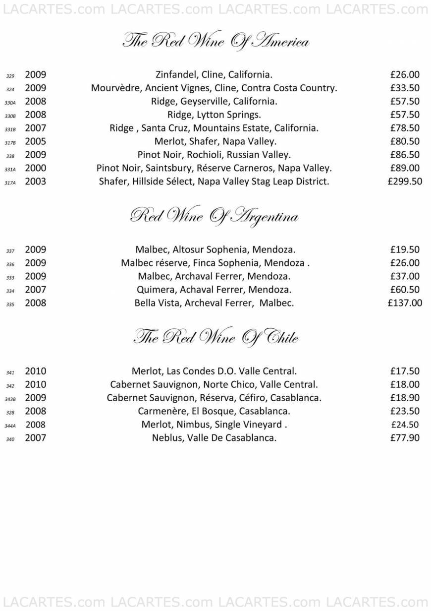  Pricelists of Killmore Quay Club Killmore Quay Club   - Photo 14 of 34
