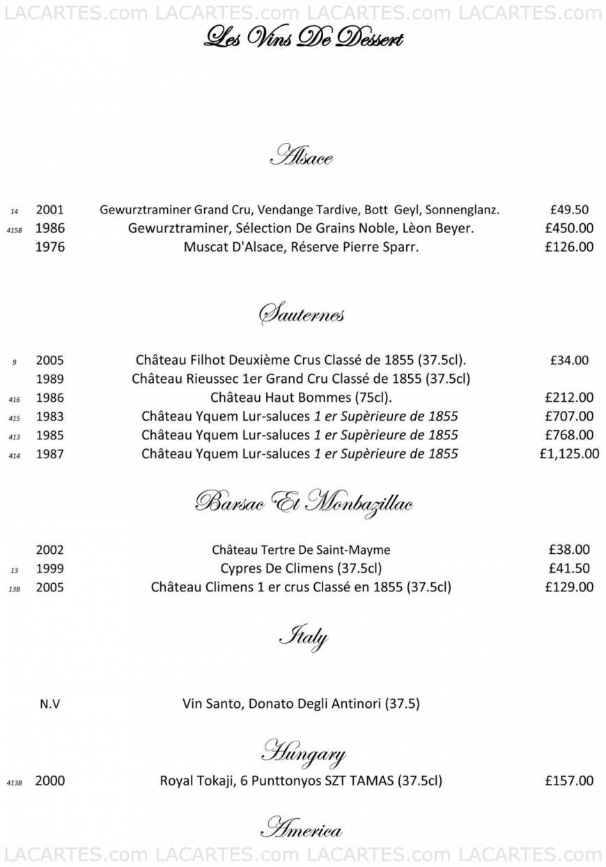  Pricelists of Killmore Quay Club Killmore Quay Club   - Photo 16 of 34