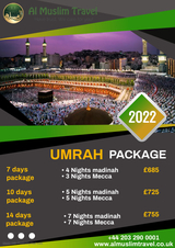 Menus & Prices, AlMuslim Travel| Hajj and Umrah Packages all inclusive, London
