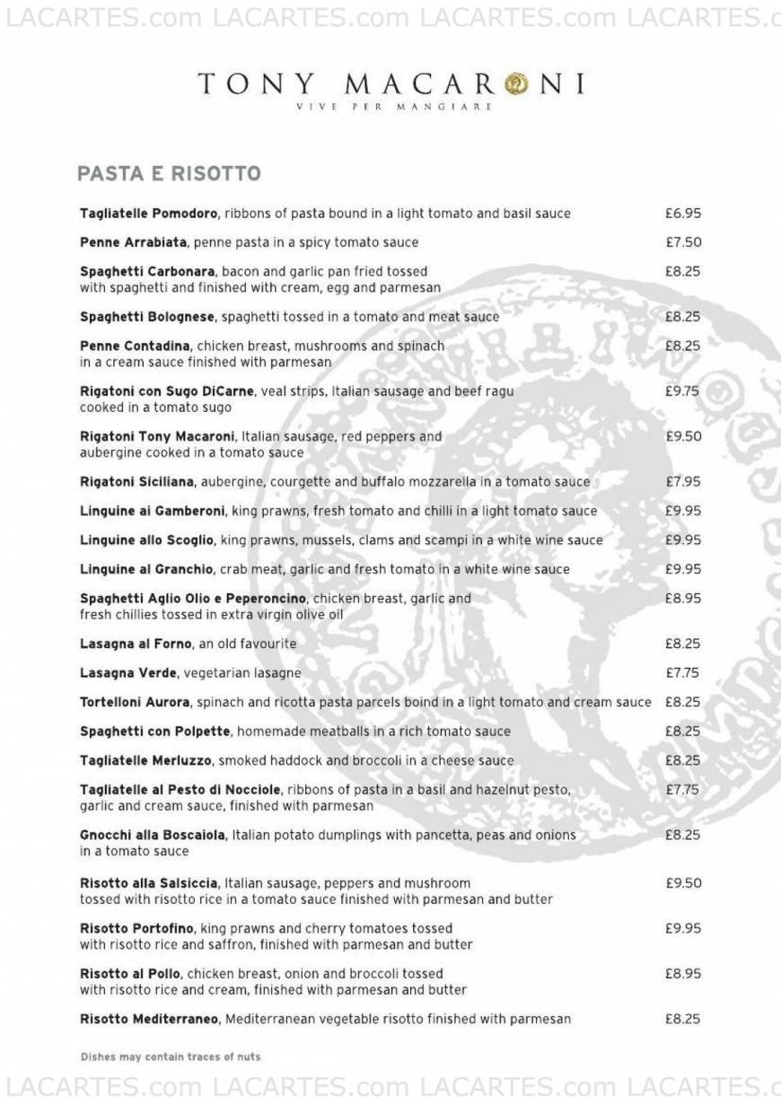  Pricelists of Tony Macaroni Motherwell 352 Brandon Street - Photo 4 of 12