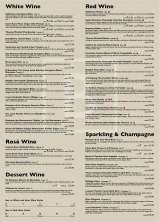 Menus & Prices, The Bank Restaurant & Bar, Bexleyheath