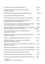 Menus & Prices, The Old Spring, Cambridge