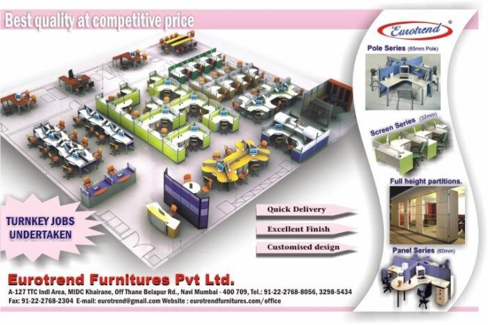 COMPLETE OFFICE INTERIORS Profile Photos of Eurotrend Furnitures Pvt Ltd A127 MIDC Khairane Thane Belapur Road - Photo 1 of 10